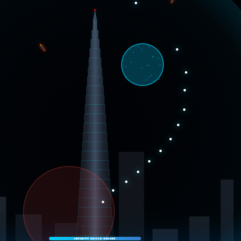 Burj Shield  Browser based Html5 Games