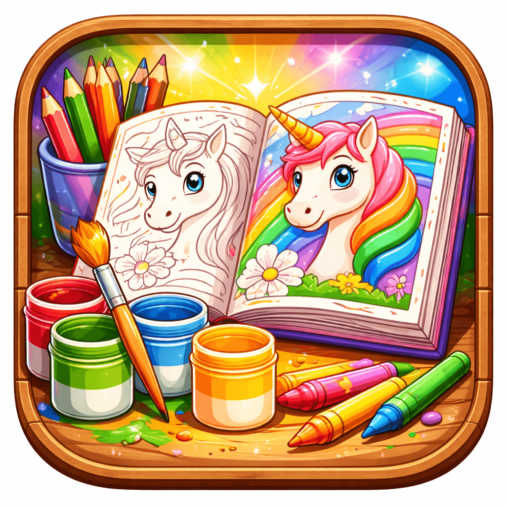 Coloring Book Icon