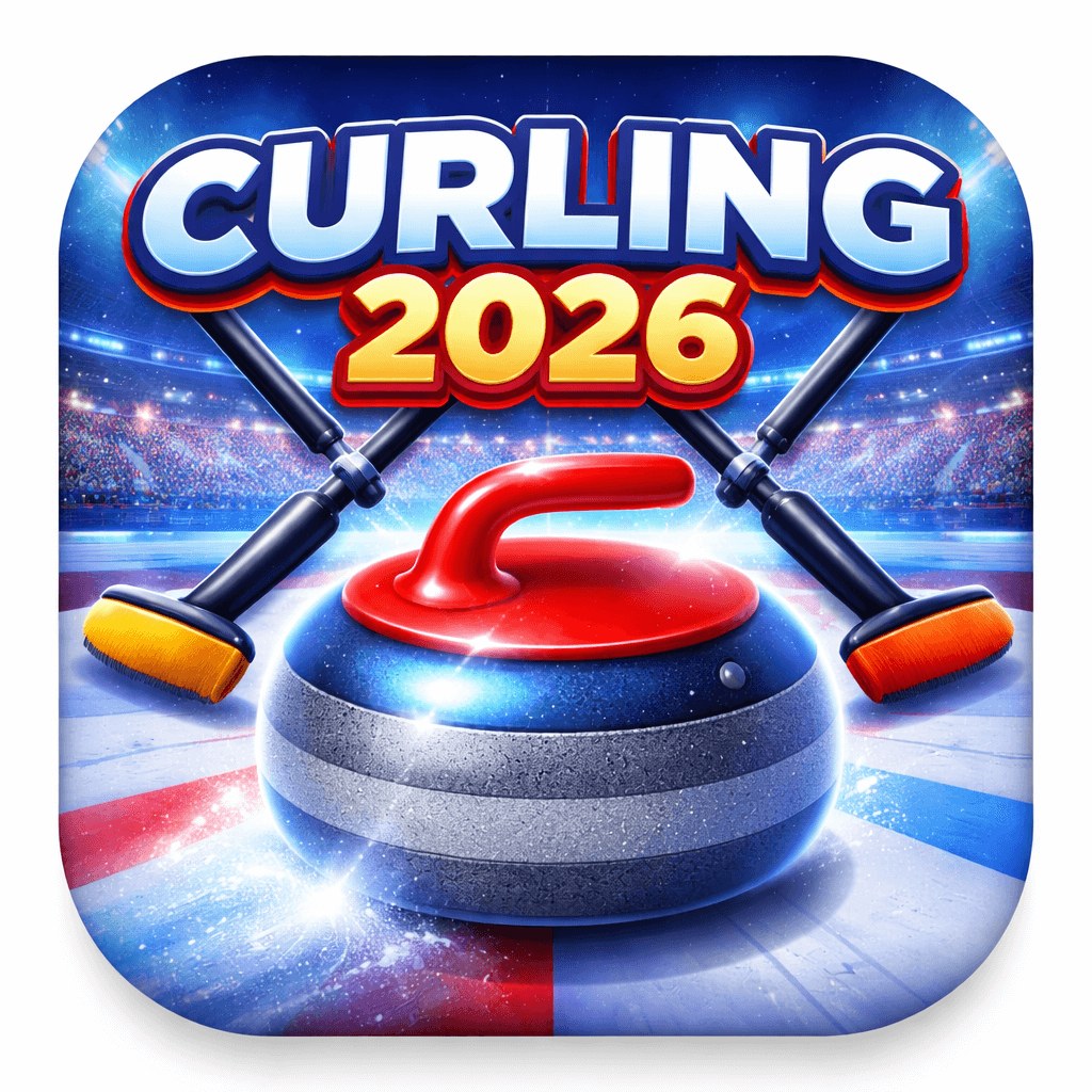 Curling 3d Icon