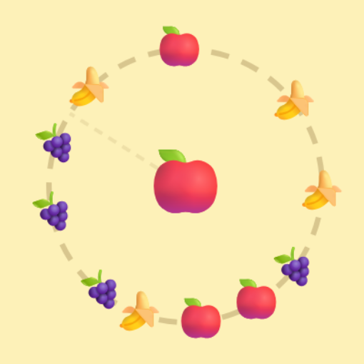 Fruit Orbit Merge Browser based Html5 Games