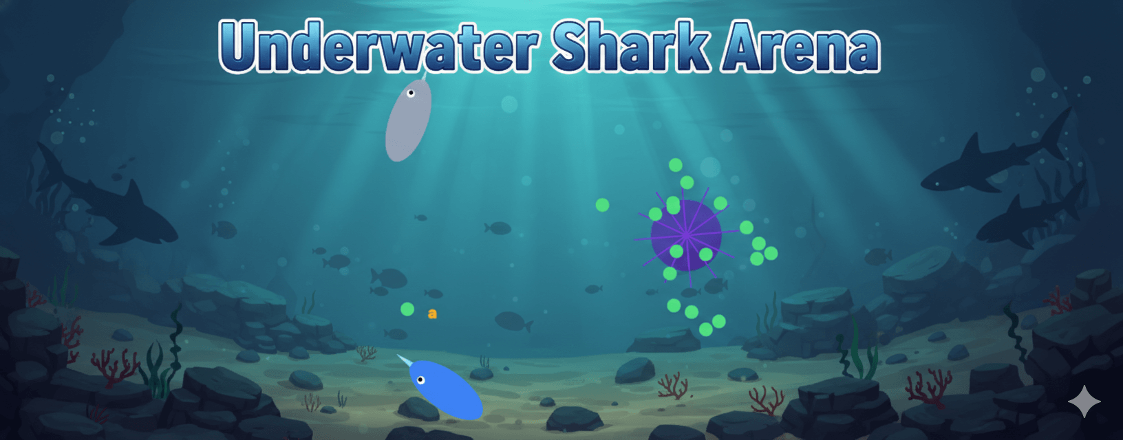 Underwater Shark Arena banner