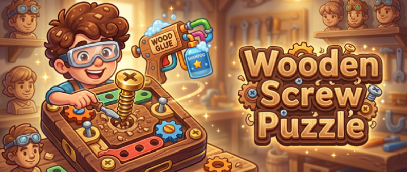 Wood Screw Puzzle
