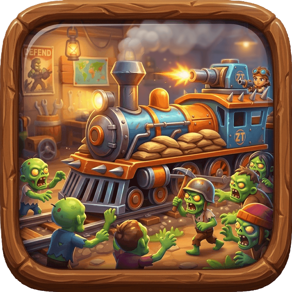 Zombie Train Defense Icon