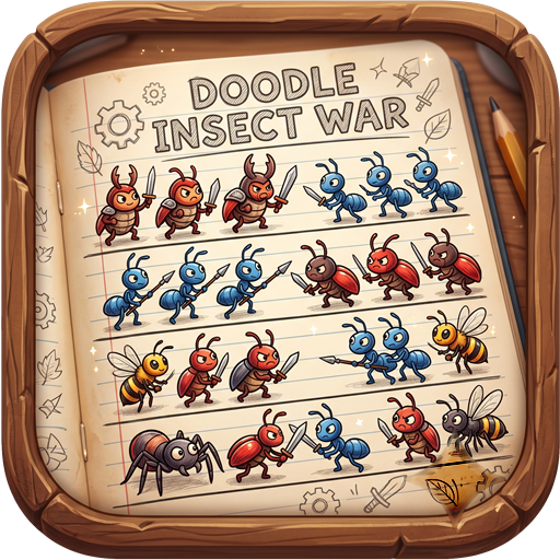 Doodle Insect Wars game - Play Doodle Insect Wars Adventure on HTML5 games