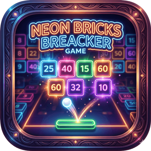 Neon Bricks Breacker game - Play Bricks Breacker on HTML5 games